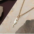thumbnail image 2 of Qiamni Stainless Steel sea horse Animal Pendant Necklace, 2 of 4
