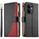 thumbnail image 1 of Funda cartera GANGXUN para OPPO Reno 13F , cuero PU con tarjetero, cremallera, correa de mano, soporte y protección 805°, 1 of 6