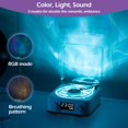 thumbnail image 2 of Altavoz Bluetooth LIYJTK Waves de vinilo con luces ambientales, color morado, 2 of 6