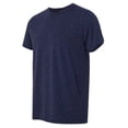 thumbnail image 1 of Gravity Threads Uni Speckled Design Poly Cotton Shirt, Navy M, 1 of 2