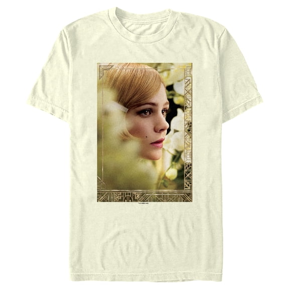 Men's The Great Gatsby Daisy Buchanan Poster  Graphic Tee Beige Large
