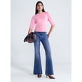 thumbnail image 2 of Scoop Women's and Women's Plus Ribbed Cardigan Sweater, Sizes XS-4X, 2 of 5