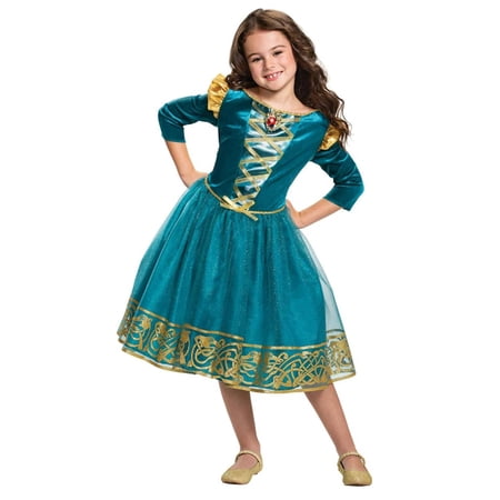 Disguise Toddler Girls Disney Classic Brave Merida Dress Costume - Size 3T-4T