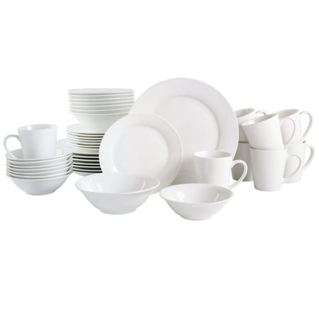 

AISWORD Everyday Round 40-Piece Expanded Dinnerware Set