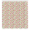 thumbnail image 3 of Ambesonne Peppers Shower Curtain, Cartoon Style Vegetable, 69"Wx84"L, Multicolor, 3 of 3