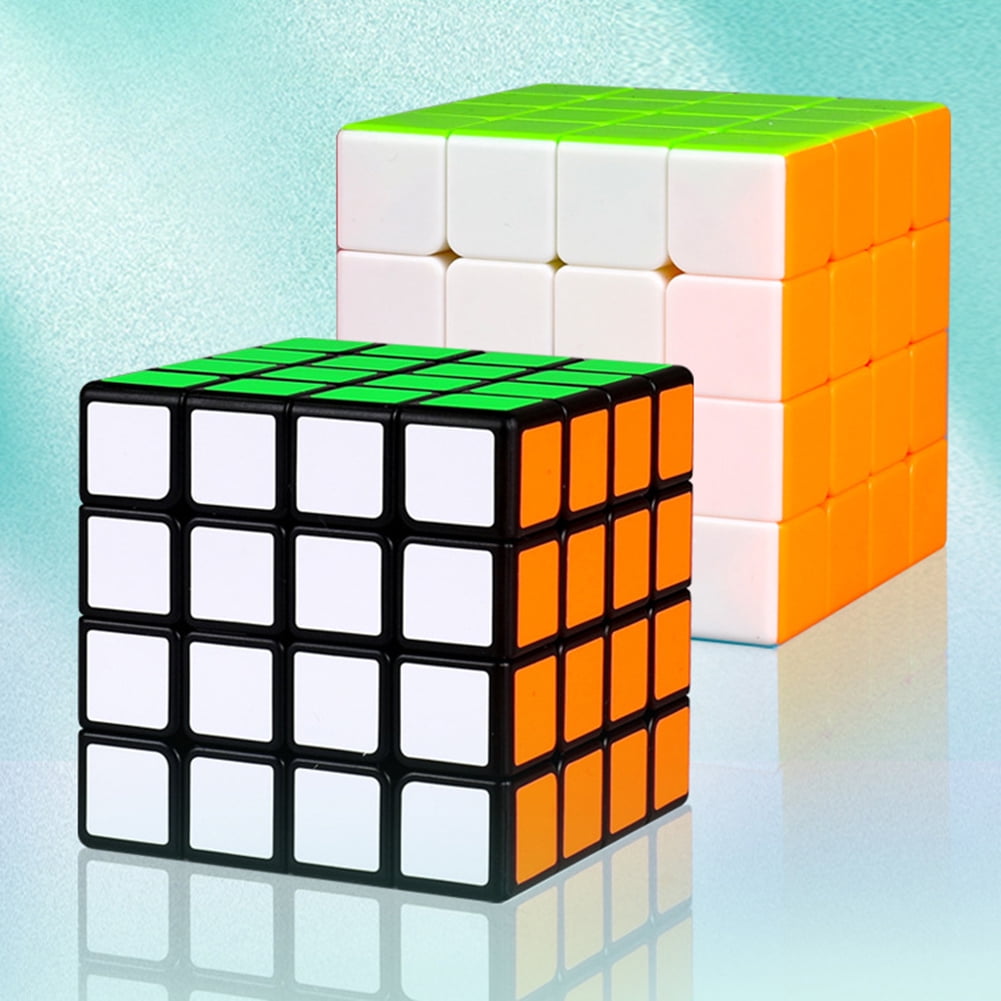 QiYi WuQue 4x4x4 Black MoFangGe Speed Cube Magic Cube Puzzle Toys USA Stock 