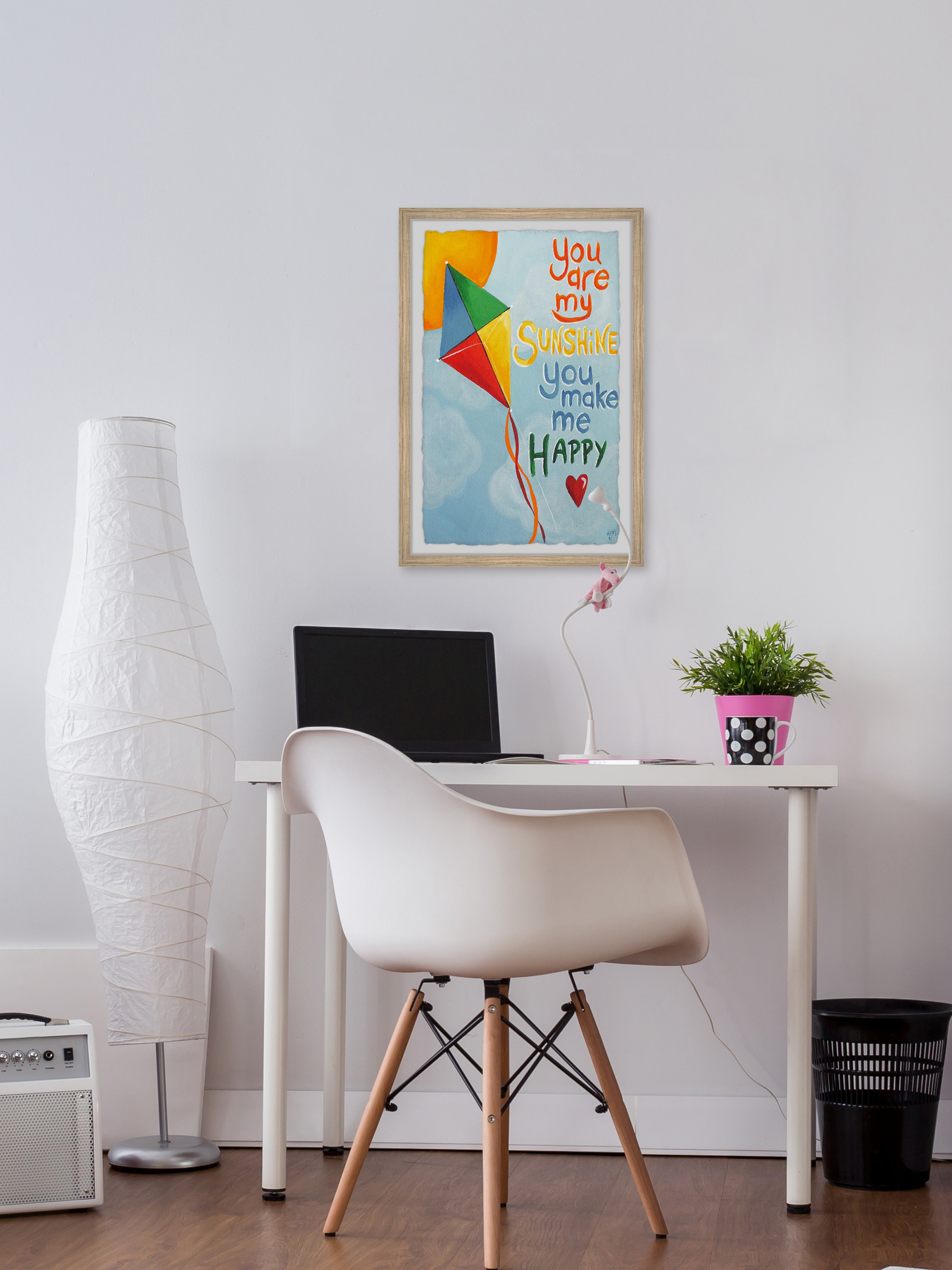 Marmont Hill Sunshine Kite II by Nicola Joyner Framed Wall Art