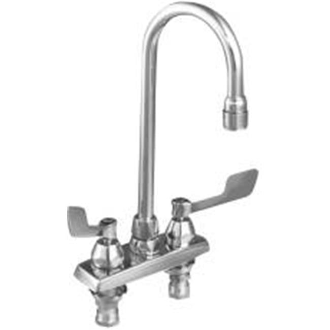 Delta Faucet Company 561246lf Teck Deckmount Gooseneck Kitchen 4 In Center Lead Free