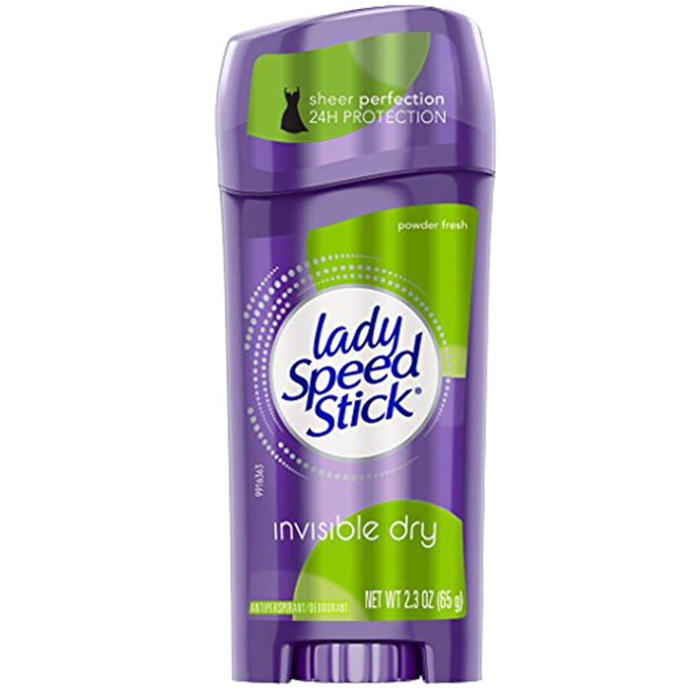 Pack of (3) Lady Speed Stick Invisible Dry Deodorant Powder Fresh for
