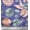 Bluish Violet, variant on Soimoi Cotton Duck Fabric Flower & Leaves Watercolor Print Fabric by Yard 42 Inch Wide