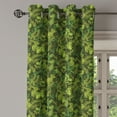 thumbnail image 2 of Ambesonne Sage Grommet Curtain, Evergreen Christmas Tree, 50" x 108", Olive Green Pale Green, 2 of 6