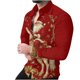 thumbnail image 2 of Seeotter Men Women Button Down Shirts Christmas Long Sleeve Funny Ugly Xmas Graphic Blouse Casual Shirts Holiday Tee, 2 of 7