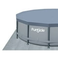 Funsicle 14ft Round Oasis Above Ground Swimming Pool Set, Easy Setup