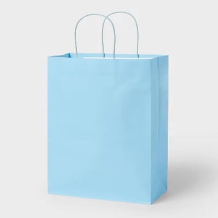 Large Gift Bag Light Blue