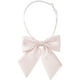 thumbnail image 1 of INSPIRAR CHIC Lazos Metálicos Brillantes para Mujeres, Lazos Pre-atados de Color Sólido, Lindos en Rosa Claro, Talla Única, 1 of 6
