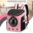 thumbnail image 3 of IKemiter Pet Carrier Backpack Portable Breathable Transparent Window Bag for Carrying Small Dogs Kitten, 3 of 6