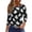 AUV47-Dark Gray, variant on IYYVV 2026 Halloween Shirts For Women Horror Candy Print Tops Crew Neck 3/4 Length Sleeve Casual Summer House Tee Green M