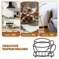 thumbnail image 3 of GOOHOCHY Freestanding Coffee Cup Napkin Holder and Dispenser, Kitchen and Dining Table Napkin Rack for Home Use, 3 of 8