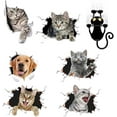 thumbnail image 2 of 3D Cute Cat Car Sticker Car Scratch Occlusion Cute Car Sticker Creative Personalized Cat Car Stickers24*18cm, 2 of 3
