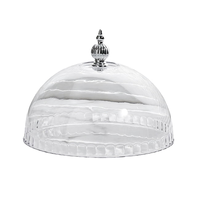 Food Storage Container Transparent Cake Dome Cover Cover Robust Round Cake Stand Topper Cake Topper Cake Stand Plastic Stand Kitchen Storage Box,Airtight Container,Plastic Food Container,Glass S
