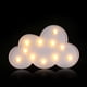 thumbnail image 3 of Forma de nube LED azul claro / blanco Plast IP42 Lámpara Hogar Dormitorio Sala de estar Decoración de pared Funciona con pilas Sweethay LED1863-02, 3 of 4