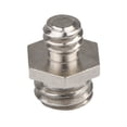 thumbnail image 2 of 1/4" Male to 3/8" Male Threaded Screw Adapter for Camera Tripod Shoulder Rig, 2 of 5