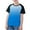 Blue, variant on Hduncf Boys Girls Color Block Short Sleeve Crewneck T Shirt Raglan Shirts Trendy Gradient Casual Loose T-Shirts Tops Green 3 Years