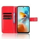 thumbnail image 4 of For ZTE nubia Music 2 PU Leather Case with Strap Crazy Horse Texture Phone Wallet Cover - Black, 4 of 5