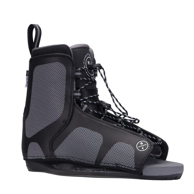 Hyperlite Remix - Fijaciones Para Wakeboard Para Hombre, Color Negro Y Gris, 10-14