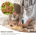 thumbnail image 5 of Stainless Steel Fondant Biscuit Cookie Cutter Cake Pastry Cookie Cutter Puzzle Mold 8 Pcs,8 x biscuit shapes,silver, 5 of 6
