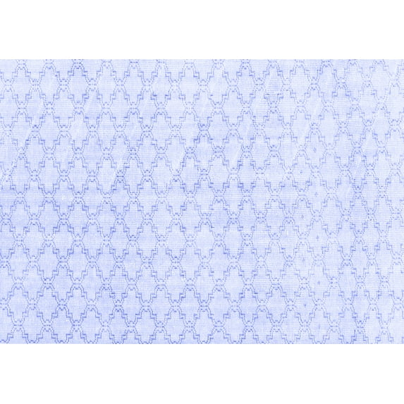 Ahgly Company Indoor Rectangle Persian Blue Traditional Area Rugs, 7' x 10'