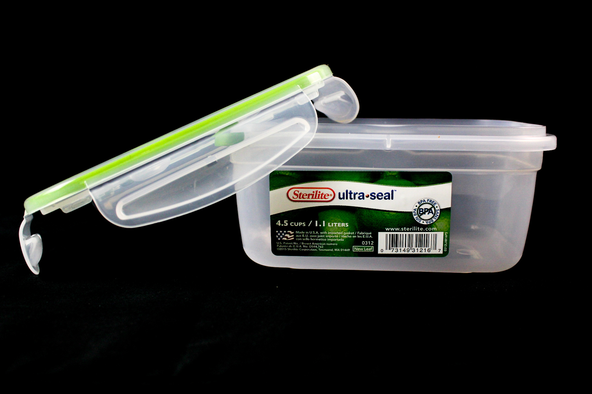 Sterilite - Clinton Sc 03121606 4.5 Cups Rectangle Ultra-Seal Container - image 5 of 6