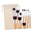 thumbnail image 2 of Juego de 11 brochas de maquillaje premium profesionales para sombras de ojos., 2 of 9