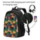 thumbnail image 2 of Easygdp Colored Guitars Mochila para Laptop de Viaje con Puerto USB, Mochila para Laptop con Puerto de Carga USB para Mujeres y Hombres, 2 of 7