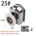 thumbnail image 2 of 4Pcs Zinc Alloy Single Shower Door Rollers Runners Wheels 25mm Wheel Home Tool, 2 of 10