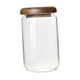 thumbnail image 4 of Tarro de almacenamiento de vidrio con tapa hermética, bote de cocina, contenedor de alimentos para encimera, tarro de miel para nueces, pasta, azúcar, tapa a presión 600ml Macarena tarro de almacenamiento, 4 of 8