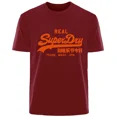 thumbnail image 5 of Camiseta de verano retro con letras simples para hombre, 100 % algodón, cómoda, transpirable, informal, a la moda, ropa de calle para exteriores para hombre, 5 of 5