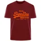 thumbnail image 3 of Camiseta de verano retro con letras simples para hombre, 100 % algodón, cómoda, transpirable, informal, a la moda, ropa de calle para exteriores para hombre, 3 of 5