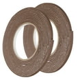 thumbnail image 1 of Uxcell 2Pcs Rolls Single Sided Foam Tape Removeable EVA Sponge Mounting Tape Strong Adhesive Tape Strips Brown 13ft x 1/4" x 1/8", 1 of 5