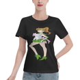 thumbnail image 1 of T-Shirt Basique à Manches Courtes pour Femmes Sailor Moon Makoto Kino, 1 of 6
