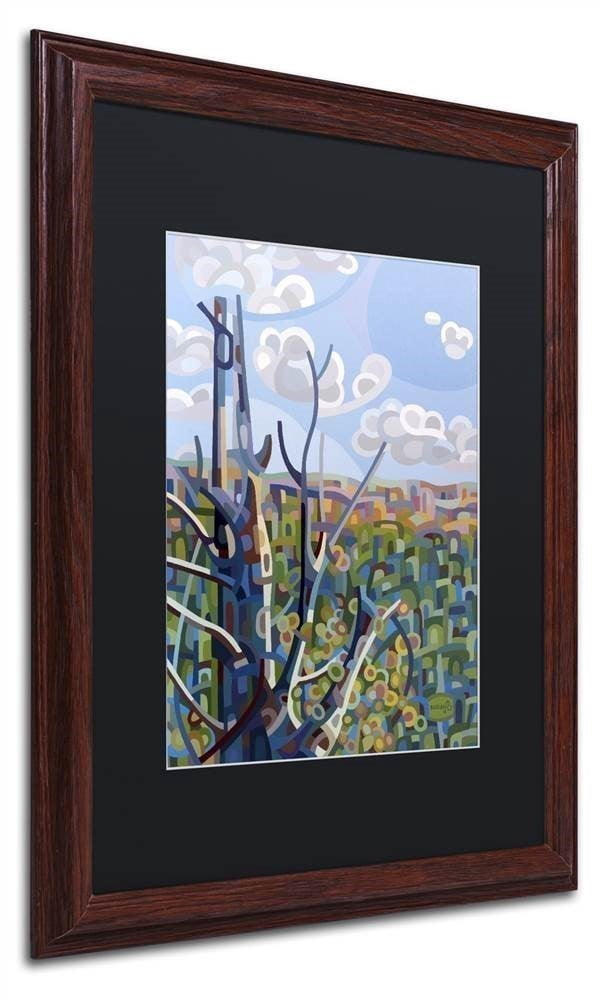 Trademark Fine Art "Hockley Valley" Canvas Art by Mandy Budan, Black Matte, Wood Frame