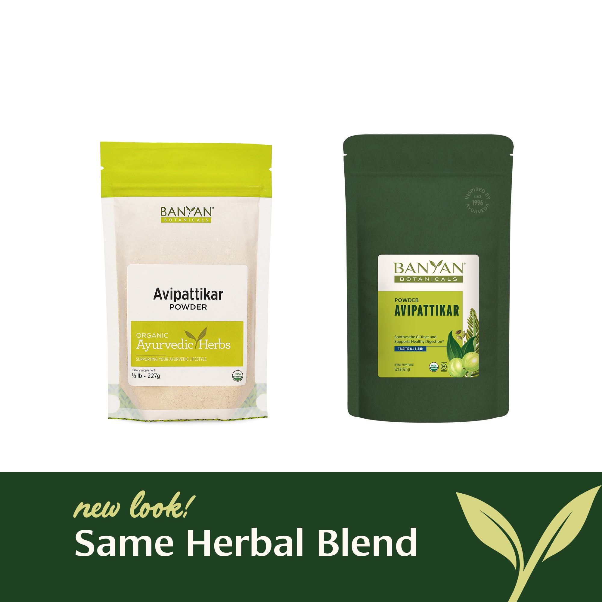 Banyan Botanicals Avipattikar Powder – Organic Digestion Supplement with Ginger, Cardamom & Vidanga ­­– Supports Healthy Stomach Acid Balance* – ½ lb. – Non-GMO Sustainably Sourced Vegan