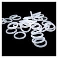 thumbnail image 2 of Hardware 10pcs White Silicone O Ring Gasket CS 5mm OD 16mm-150mm Food Grade Silicon Rubber Washer VMQ Insulated Waterproof Sealing Gasket Packing Washer, 2 of 6