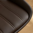 thumbnail image 6 of FOWEOAIU Swivel 26" Counter Height Bar Stools With Cane Rattan Back，Brown(Set of 2), 6 of 12