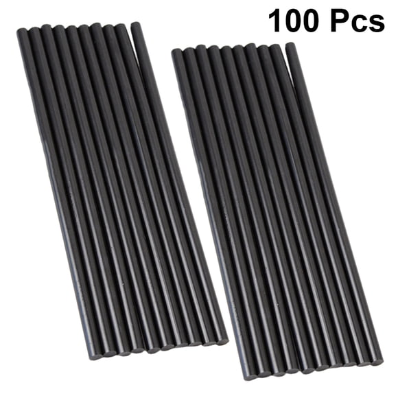 MERRYHAPY 100Ud Barras De Para Manualidades Negro Con Adhesivo Resistente Y Flexible Para Varias Superficies