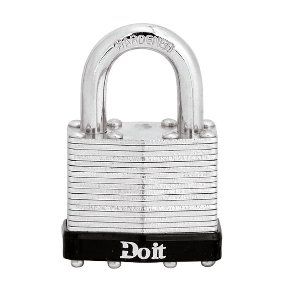 Master Lock Laminated Steel Padlock 1803DDIB - Lock With Key