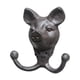 thumbnail image 4 of Figura de cabeza de animal, gancho de pared, perchero, accesorio multiusos para garaje Cerdo, 4 of 9