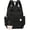Black, variant on Mini Backpack Purse Small Aesthetic Backpacks with Bear Pendant