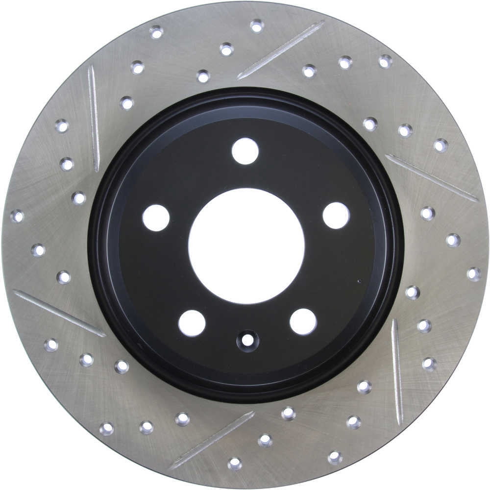 StopTech Power Slot 09-10 Audi A4/A4 Quattro / 08-10 A5 / 10 S4 Rear Right Drilled & Slotted Rotor Fits select: 2009-2017 AUDI Q5, 2019 AUDI A6