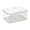🍒 Clear_New#4288, variant on Transparent Plastic Cosmetic Organizer Box With Lid for Makeup Toiletries and Mask Storage
